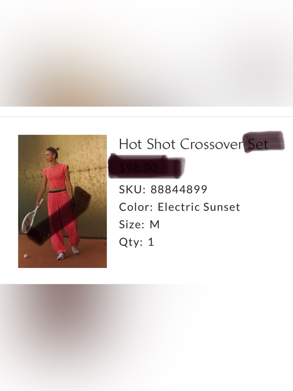 FP movement Hot Shot Crossbody - Top ONLY